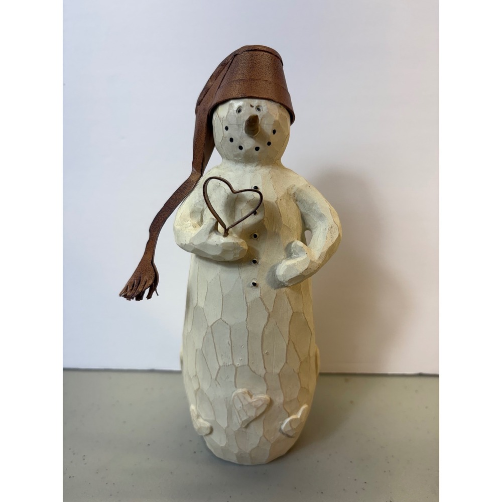 Flurryville Arctic Bart and His Happy Heart 8" Snowman Figurine Living Quarters